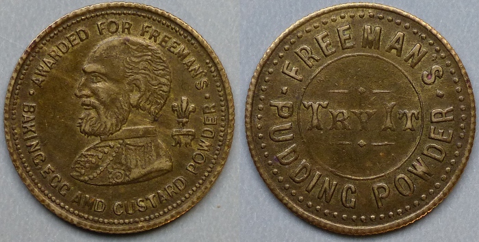 London, Freeman, pudding powder manufacturer